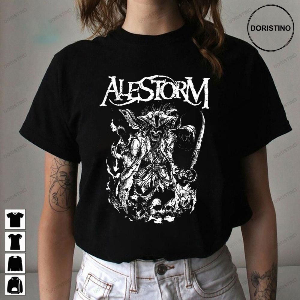 Alestorm Whtie Art Awesome Shirts